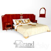 Bed, nightstand, mirror, &amp;quot;Beatrice&amp;quot;