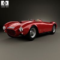 3D model of Lancia D24 Pininfarina Spider Sport 1953