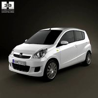 3D model of Daihatsu Mira (Cuore) 2011