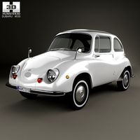3D model of Subaru 360 1958
