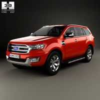3D model of Ford Everest 2014