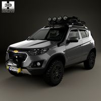 3D model of Chevrolet NIVA 2014