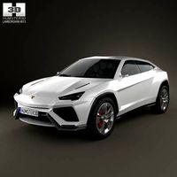 3D model of Lamborghini Urus 2012