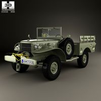 3D model of Dodge WC-52 (T214) 1942