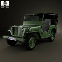 3D model of Willys MB 1941