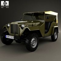 3D model of GAZ-67 1943