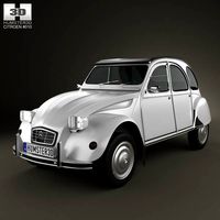 3D model of Citroen 2CV