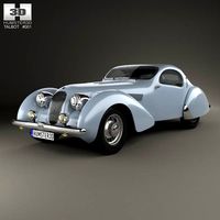 3D model of Talbot-Lago Teardrop Coupe 1938