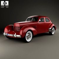 3D model of Cord 810 Westchester sedan 1936