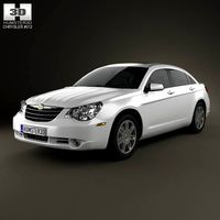 3D model of Chrysler Sebring sedan 2007