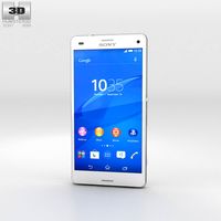3D model of Sony Xperia Z3 Compact White