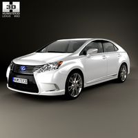 3D model of Lexus HS 2014