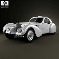 3D model of Bugatti Type 57SC Atlantic 1936