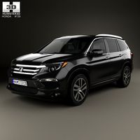 3D model of Honda Pilot Elite 2016