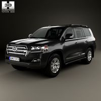 3D model of Toyota Land Cruiser (J200) 2016