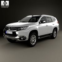 3D model of Mitsubishi Pajero Sport (TH) 2016