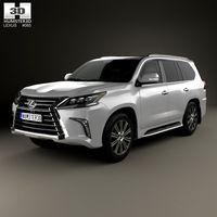 3D model of Lexus LX 2016