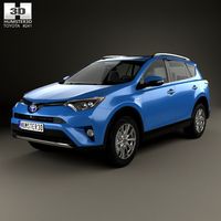 3D model of Toyota RAV4 Hybrid 2016