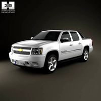 3D model of Chevrolet Avalanche 2011