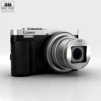 3D model of Panasonic Lumix DMC-TZ70 Silver