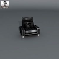 3D model of Space Armchair High-Back
