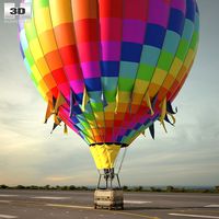 3D model of Hot Air Balloon