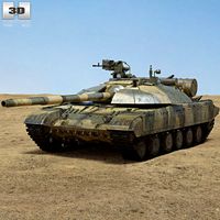3D model of T-64BM Bulat