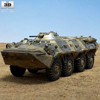 3D model of BTR-80