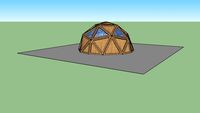 3v Octahedral Geodesic Dome