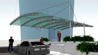 Glass canopy
