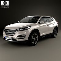 3D model of Hyundai Tucson 2016