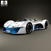 3D model of Renault Alpine Vision Gran Turismo 2015