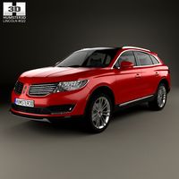 3D model of Lincoln MKX 2016