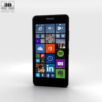 3D model of Microsoft Lumia 640 LTE Matte Black