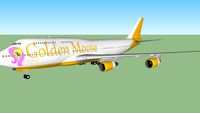 Golden Moose Airways 747-400 'Clipper Equestria' (2013)