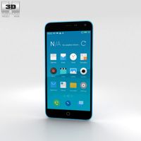 3D model of Meizu M1 Note Blue