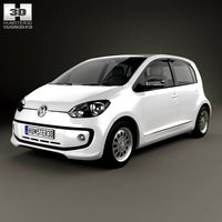 3D model of Volkswagen Up 5door BR-spec 2014