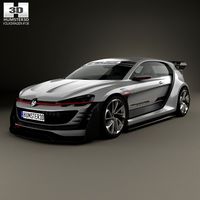 3D model of Volkswagen GTI Supersport Vision Gran Turismo 2014