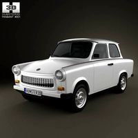 3D model of Trabant 601 Sedan 1963