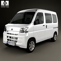 3D model of Toyota Pixis Van 2011