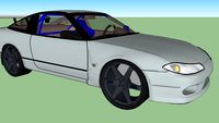Nissan 240SX silvia front end conversion drift car