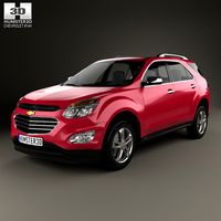 3D model of Chevrolet Equinox 2016