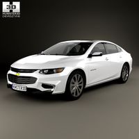 3D model of Chevrolet Malibu 2016