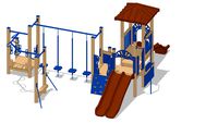 MT RAINIER Playground Equipment by Play Mart - Mega