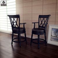 3D model of Traditional Swivel Bar Stool