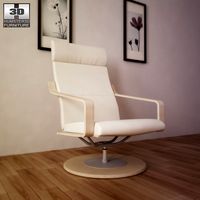 3D model of IKEA POANG Swivel Armchair