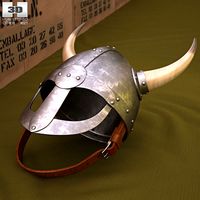 3D model of Viking Helmet With Horns