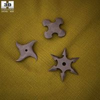3D model of Shurikens