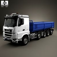 3D model of Sisu Polar Tipper Truck 2014