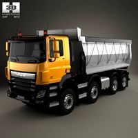 3D model of DAF CF Tipper Truck 2013